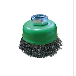 CUP BRUSH CRIMPED 3 INCH 75 X 0,3 MM